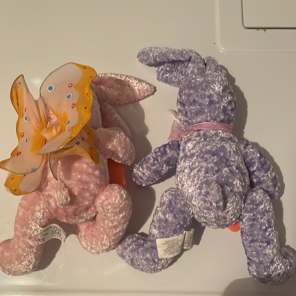 Plush Easter bunny rabbits - Picture 2 of 12